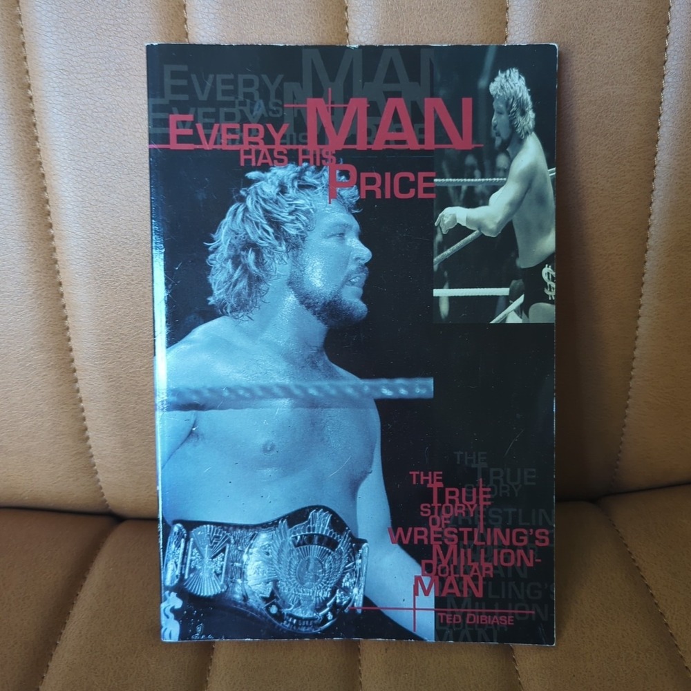 Ted DiBiase Every Man Has A Price Autographed Pro Wrestling Book WWE